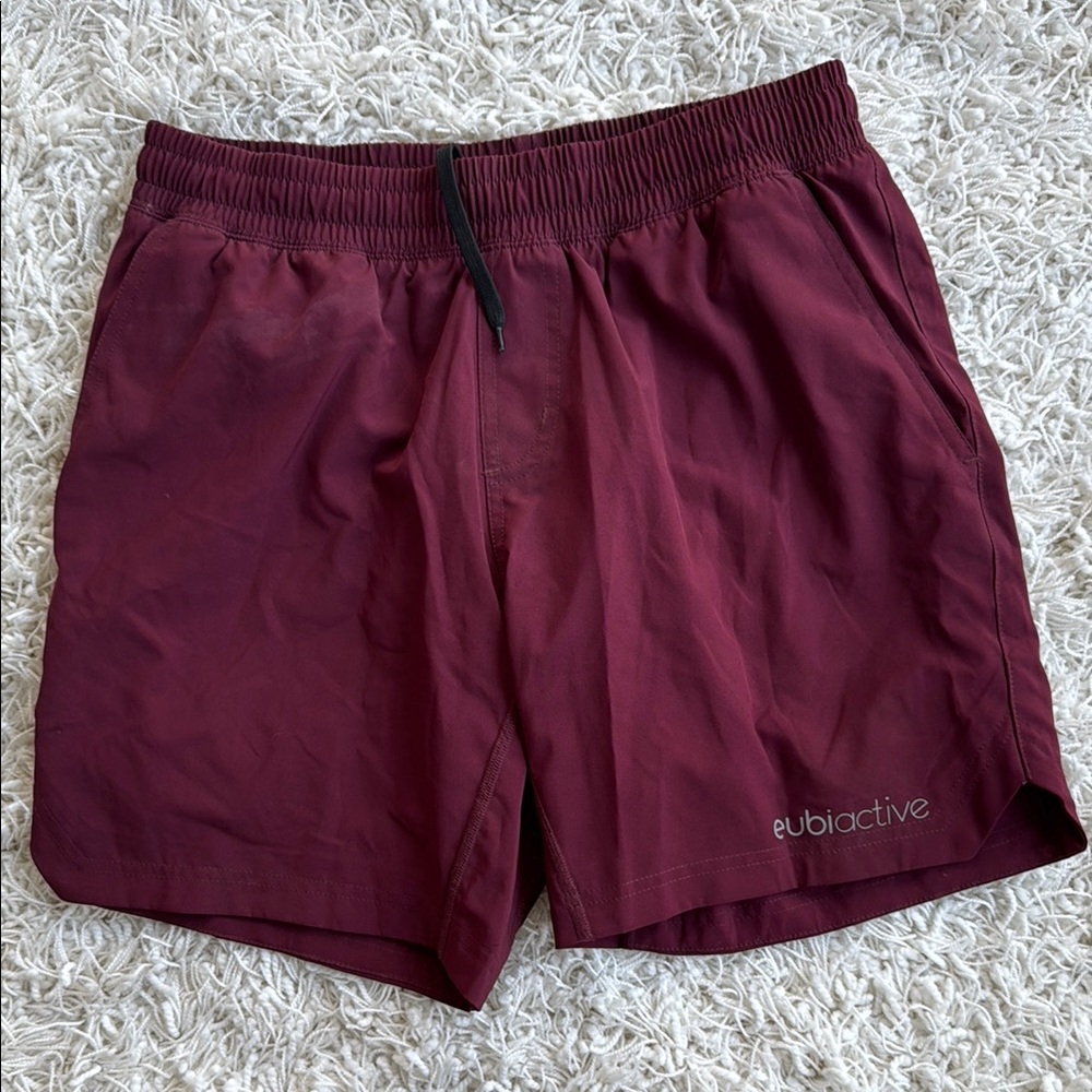 Eubi Active Burgundy Shorts